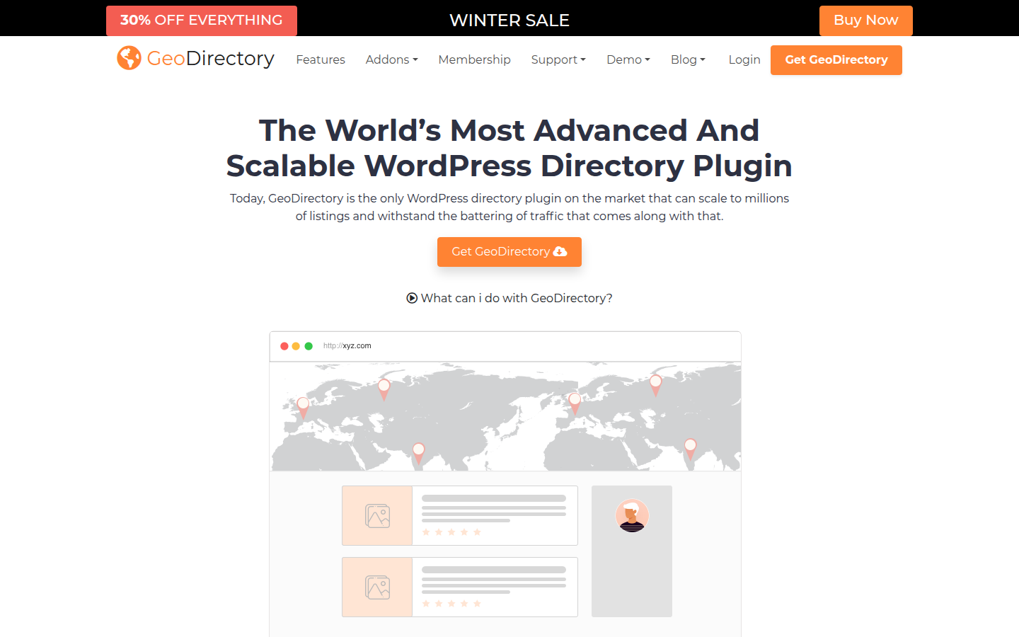 GeoDirectory plugin homepage