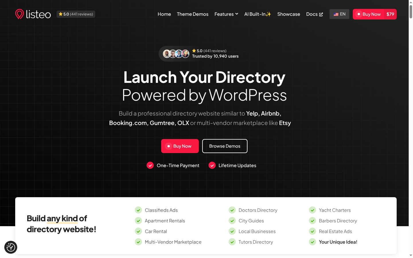 Listeo WordPress theme