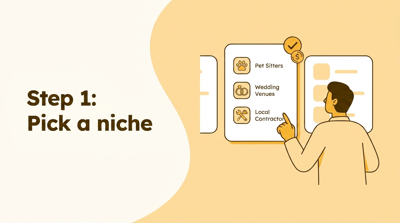 Choose one focused niche before building the directory