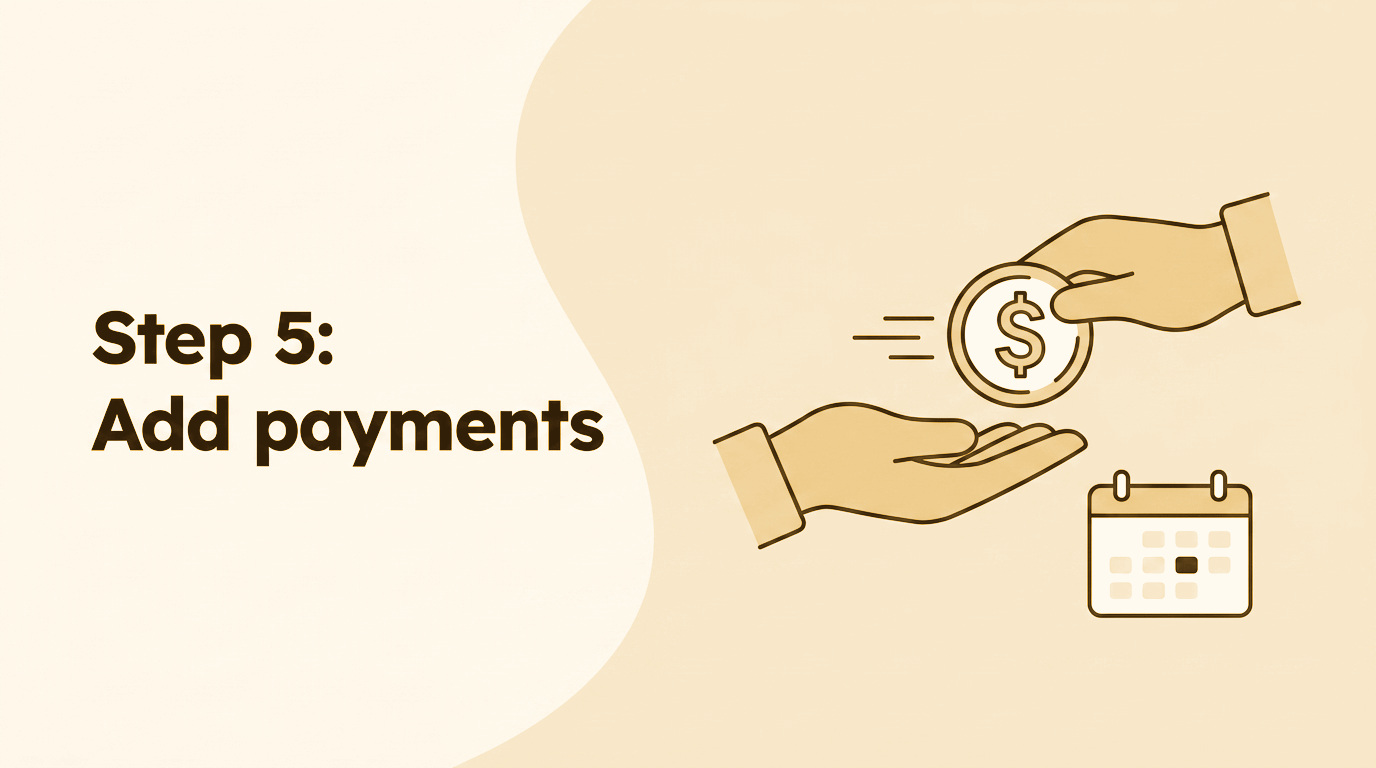 Add payments only when the directory needs them